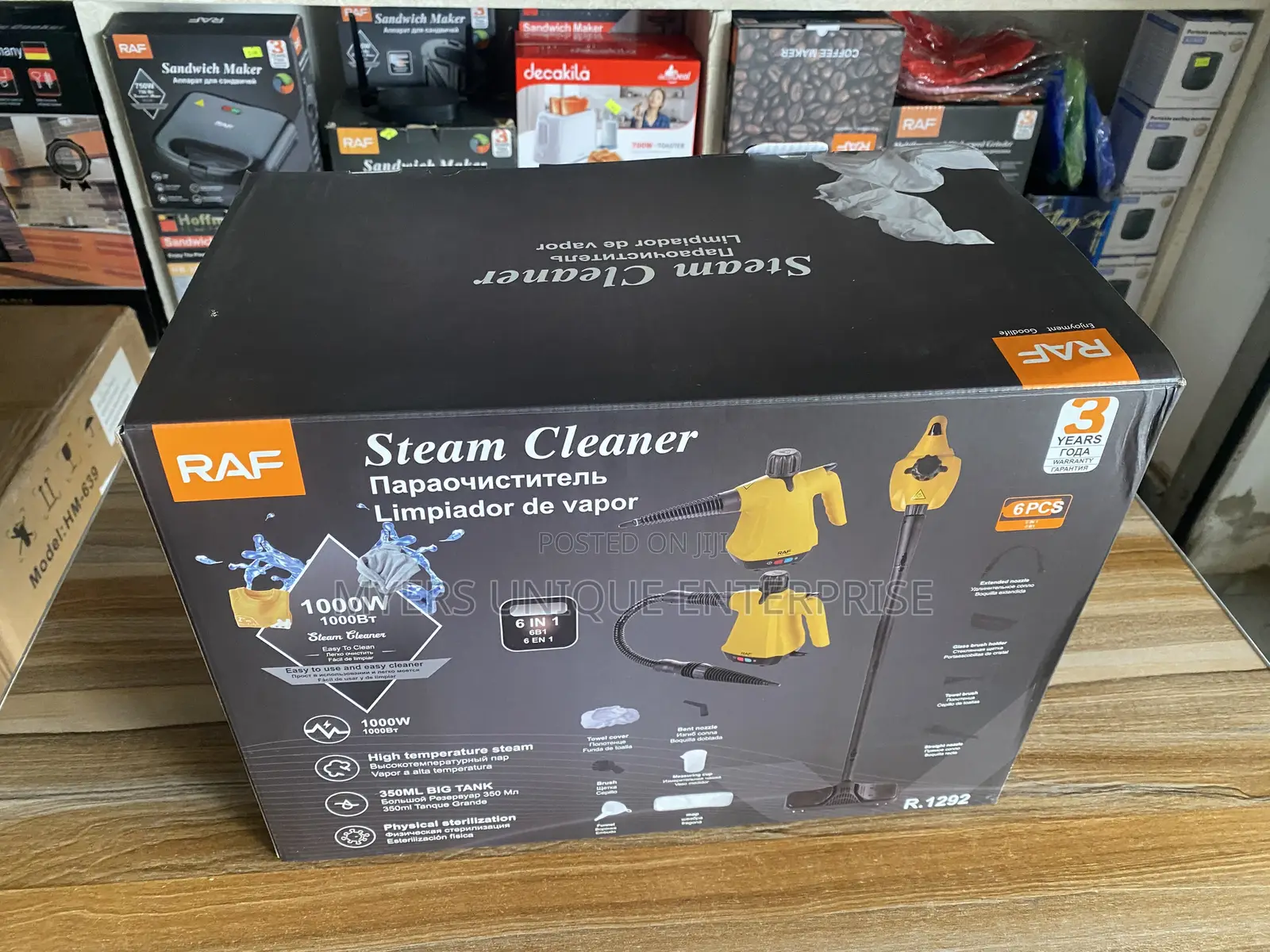 RAF Steam Cleaner 6 in 1 Set