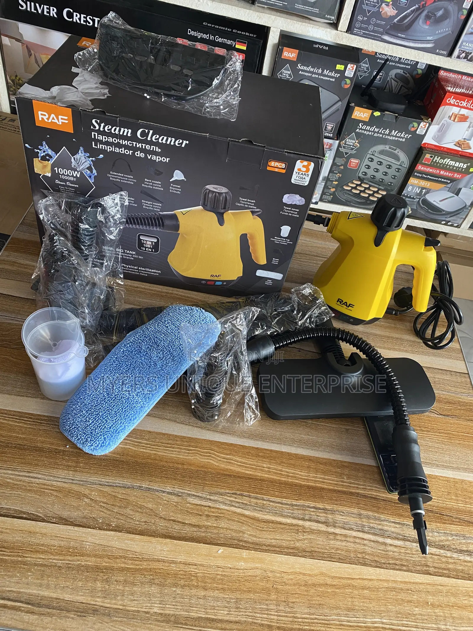 RAF Steam Cleaner 6 in 1 Set
