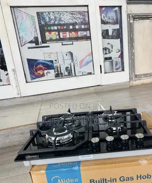 Order Affordable Midea 4 Gas Built in Hob(Tempered Glass) Black