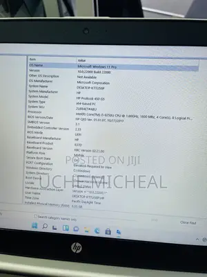 Laptop HP ProBook 450 G5 8GB Intel Core i5 SSD 256GB