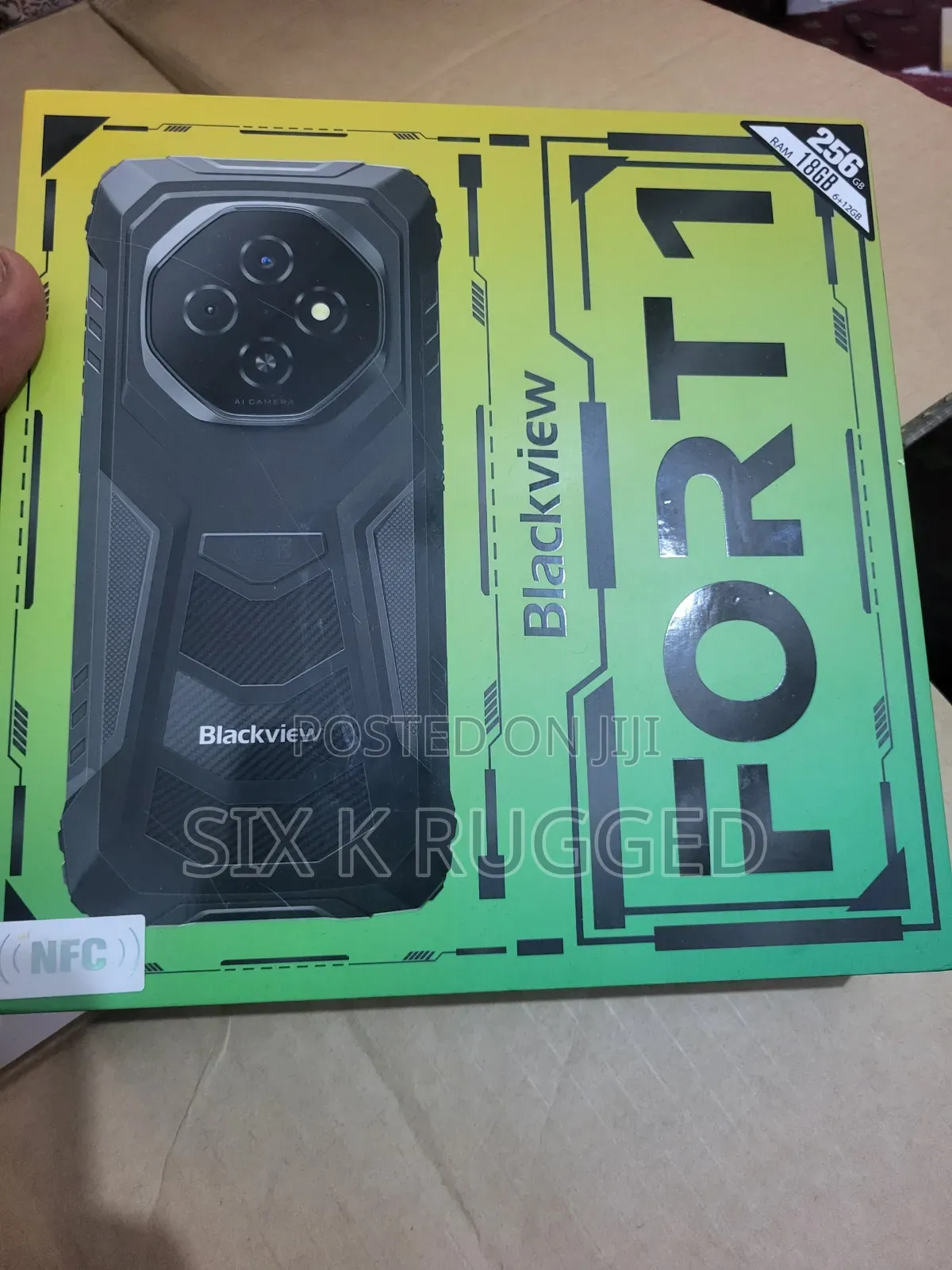 New Blackview Fort 100 128 GB Black