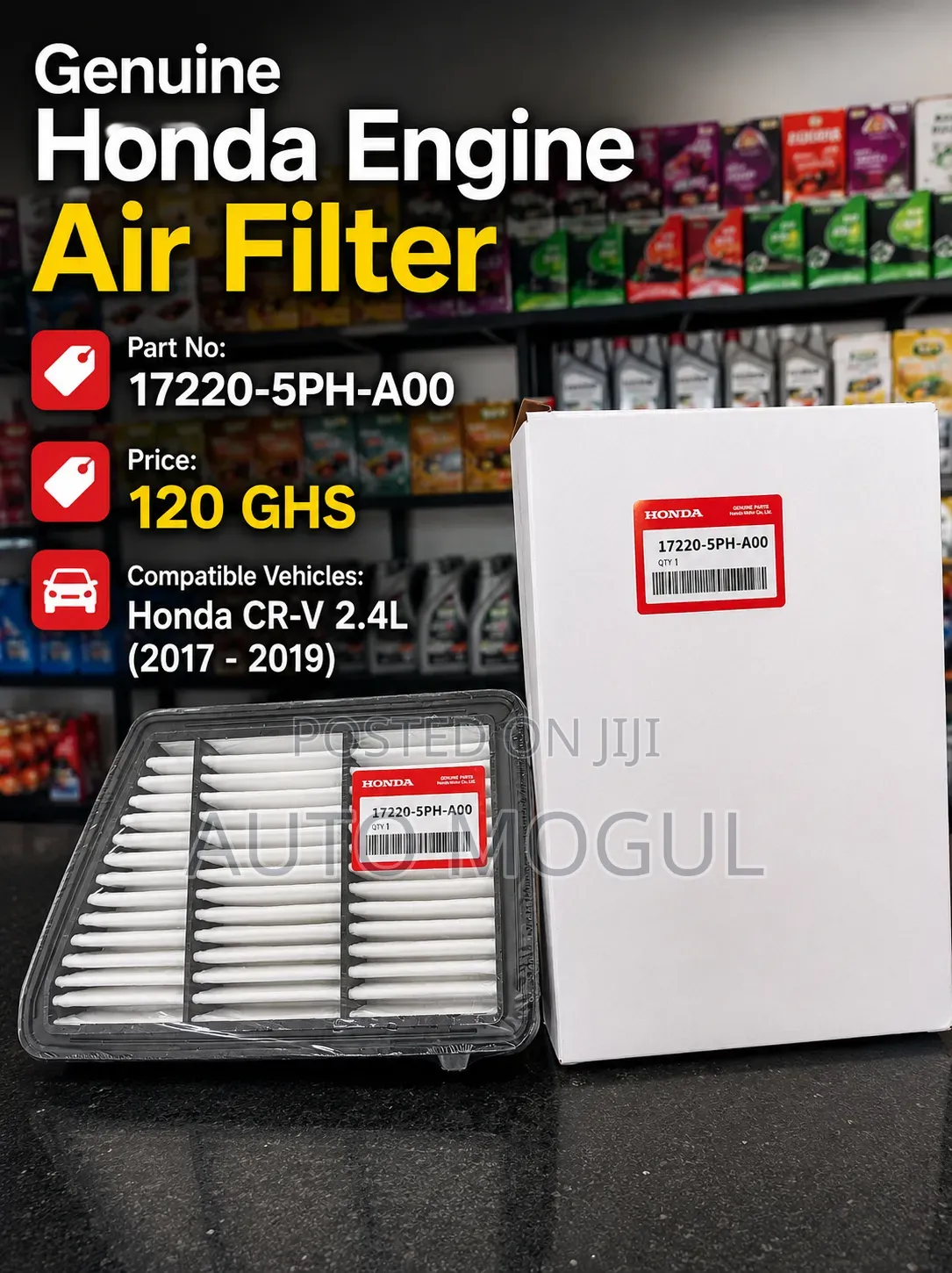 Genuine Honda Engine Air Filter OEM – CR-V Civic