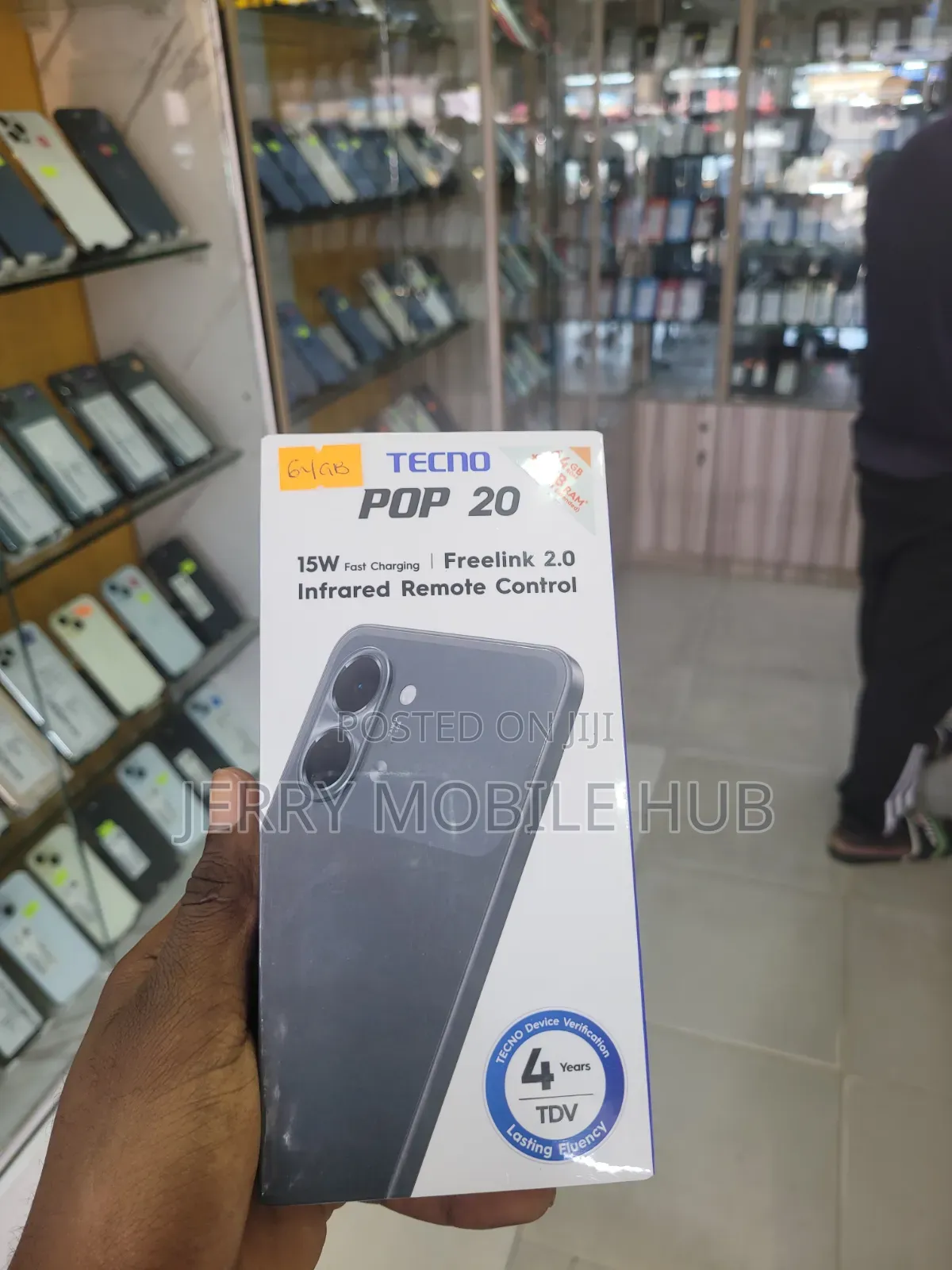 New Tecno Pop 20 64 GB Black
