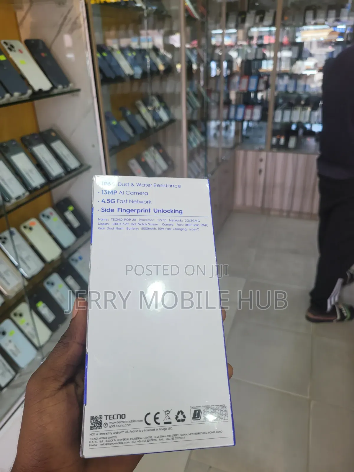 New Tecno Pop 20 64 GB Black