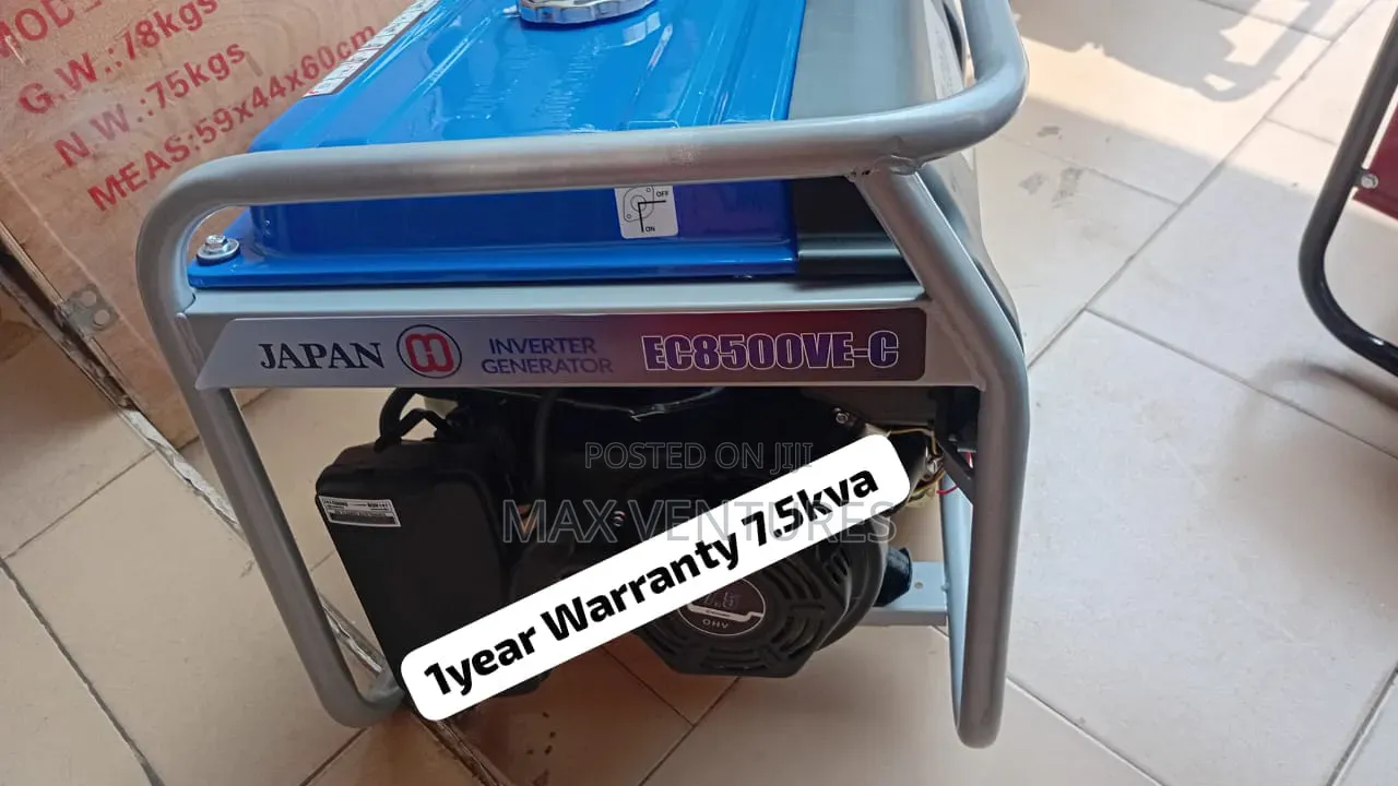 Brand New Ecoolmax 7.5kVA Diesel Generator 7.5kva