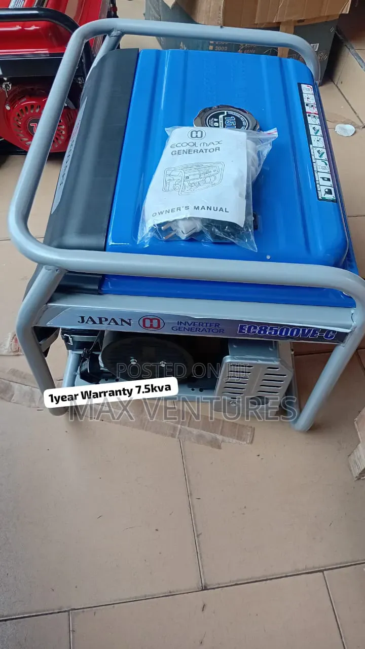 Ecoolmax 7.5kVA Diesel Generator With Electric Start 7.5kva