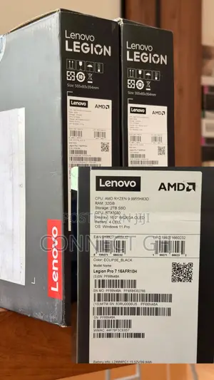 New Laptop Lenovo Legion Pro 7 32GB AMD Ryzen 9 SSD 2T
