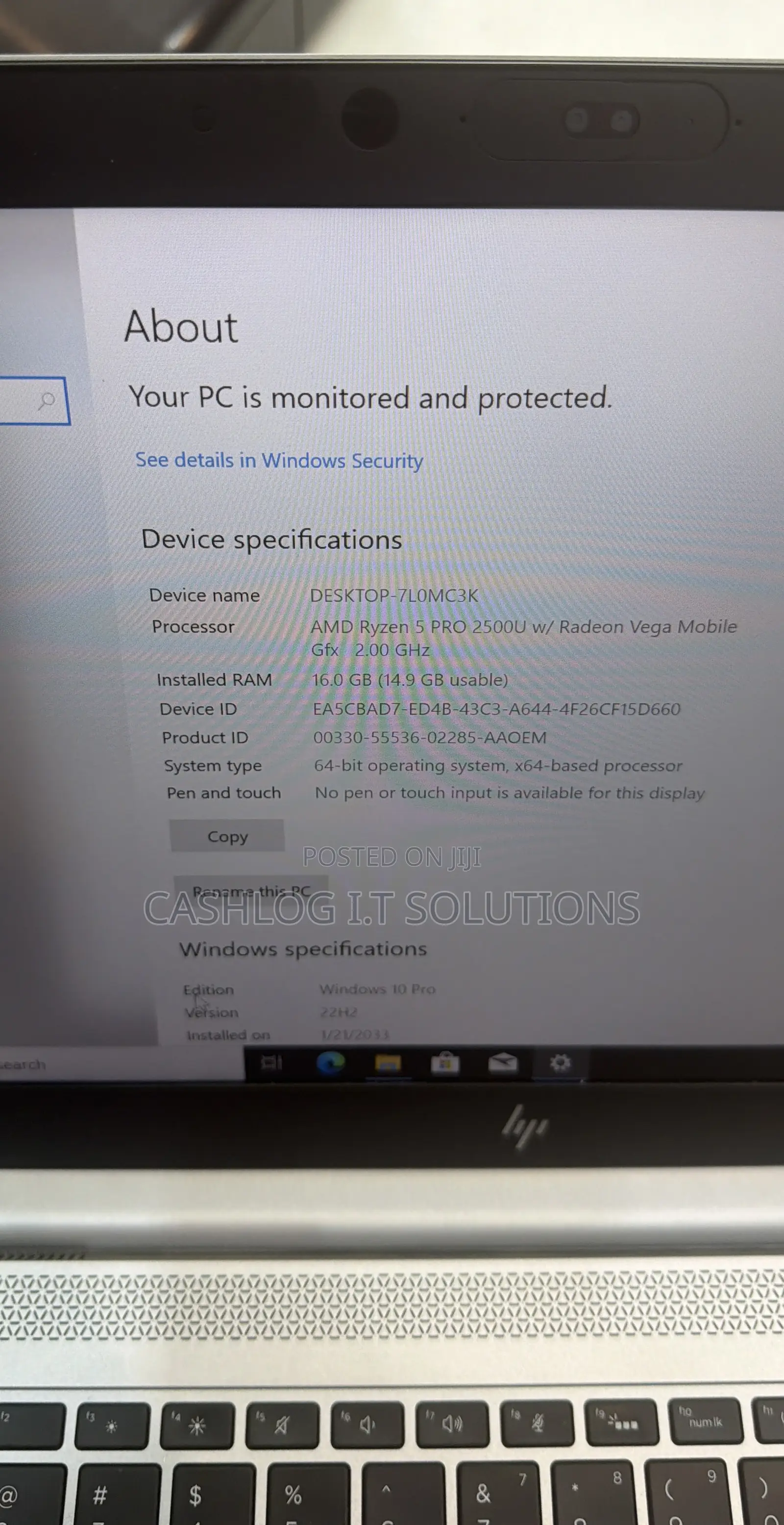 Laptop HP EliteBook 745 G5 16GB AMD Ryzen 5 SSD 256GB