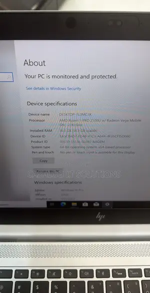 Laptop HP EliteBook 745 G5 16GB AMD Ryzen 5 SSD 256GB