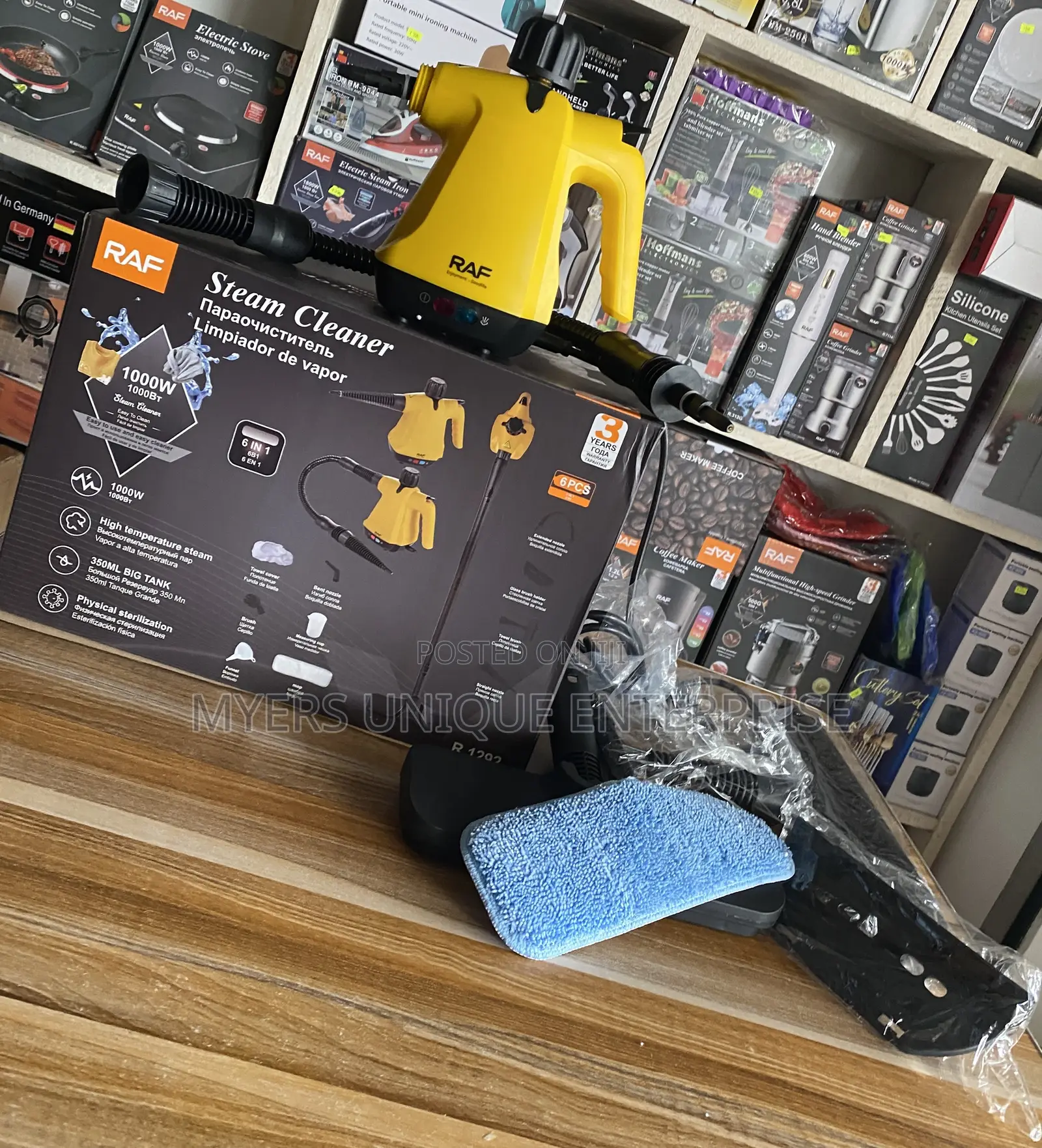 RAF Steam Cleaner With 6PCS Accessories