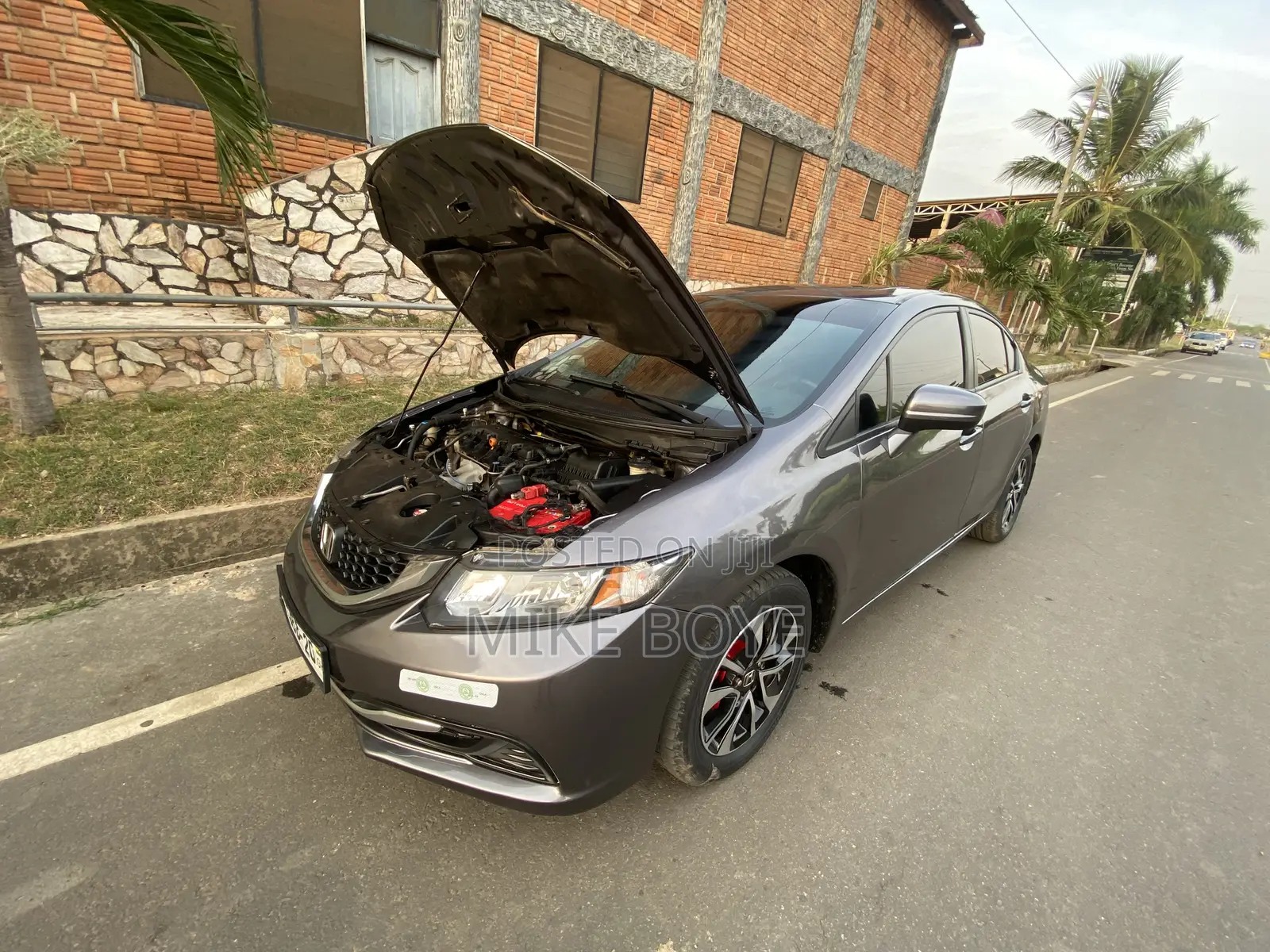 Honda Civic EX 4dr Sedan (1.8L 4cyl CVT) 2015 Gray