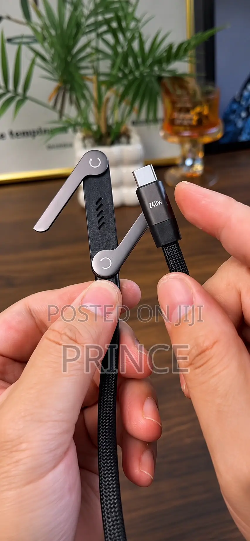 Foldable Phone Stand Cable