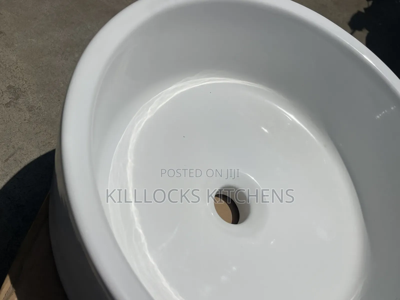 Deep Ceramic Pedicure Sink