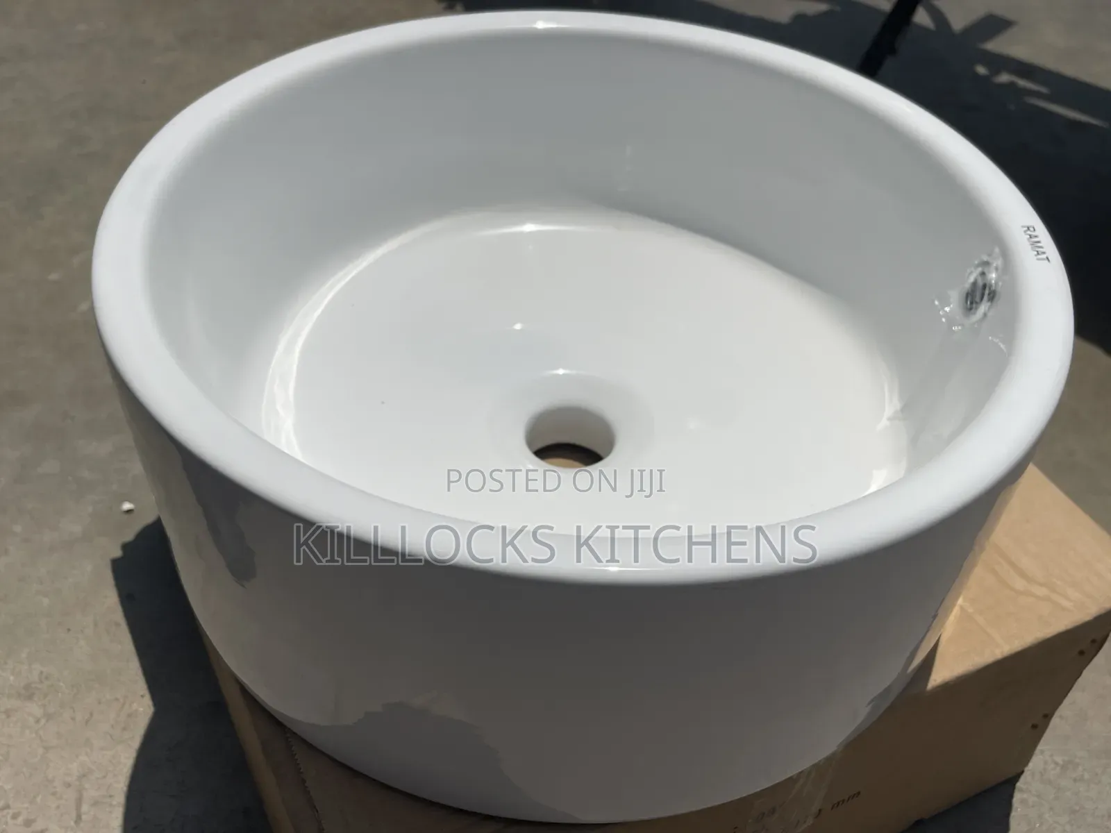Deep Ceramic Pedicure Sink