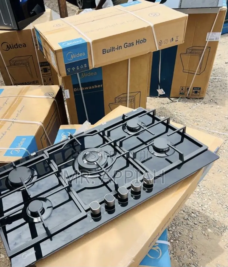Super Affordable Midea 90GQ095 90cm 5 Gas Hob(Glass)
