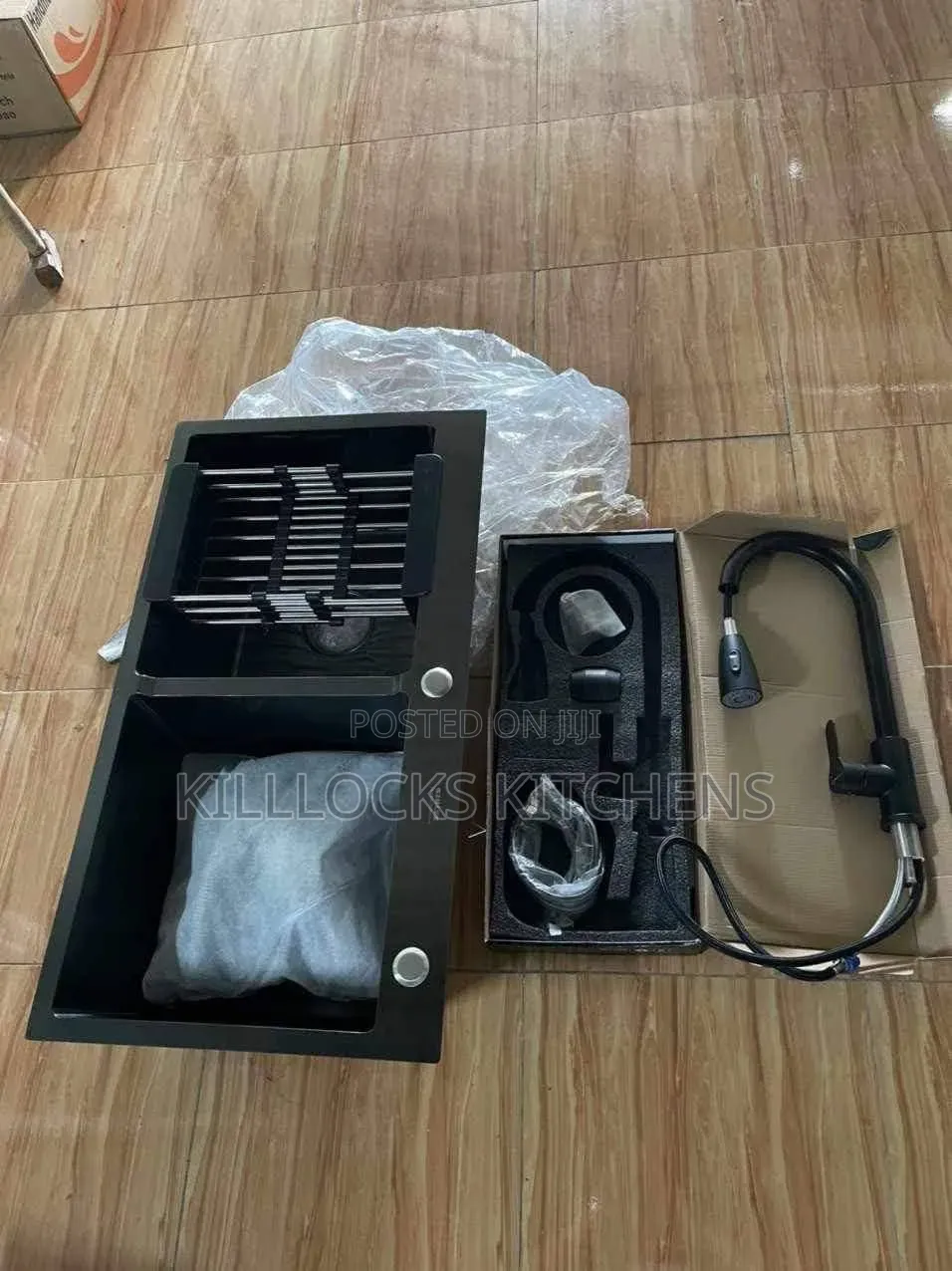Black Double Sink / Cabinet Sink