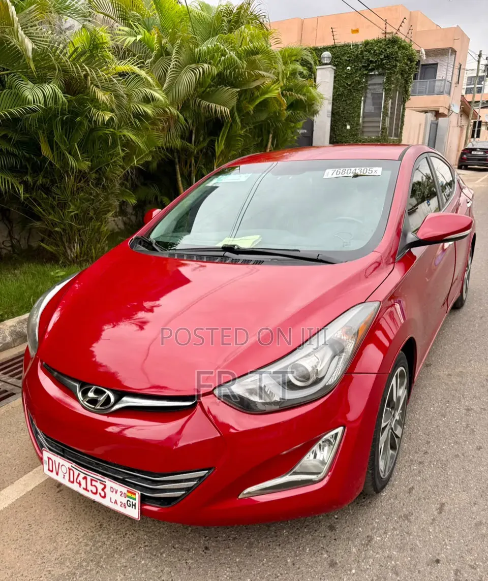 Hyundai Elantra 2015 Red