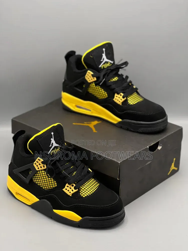 Air Jordan 4 Sneakers – Sizes 38–45 | GH₵320 | Different Colours Avai