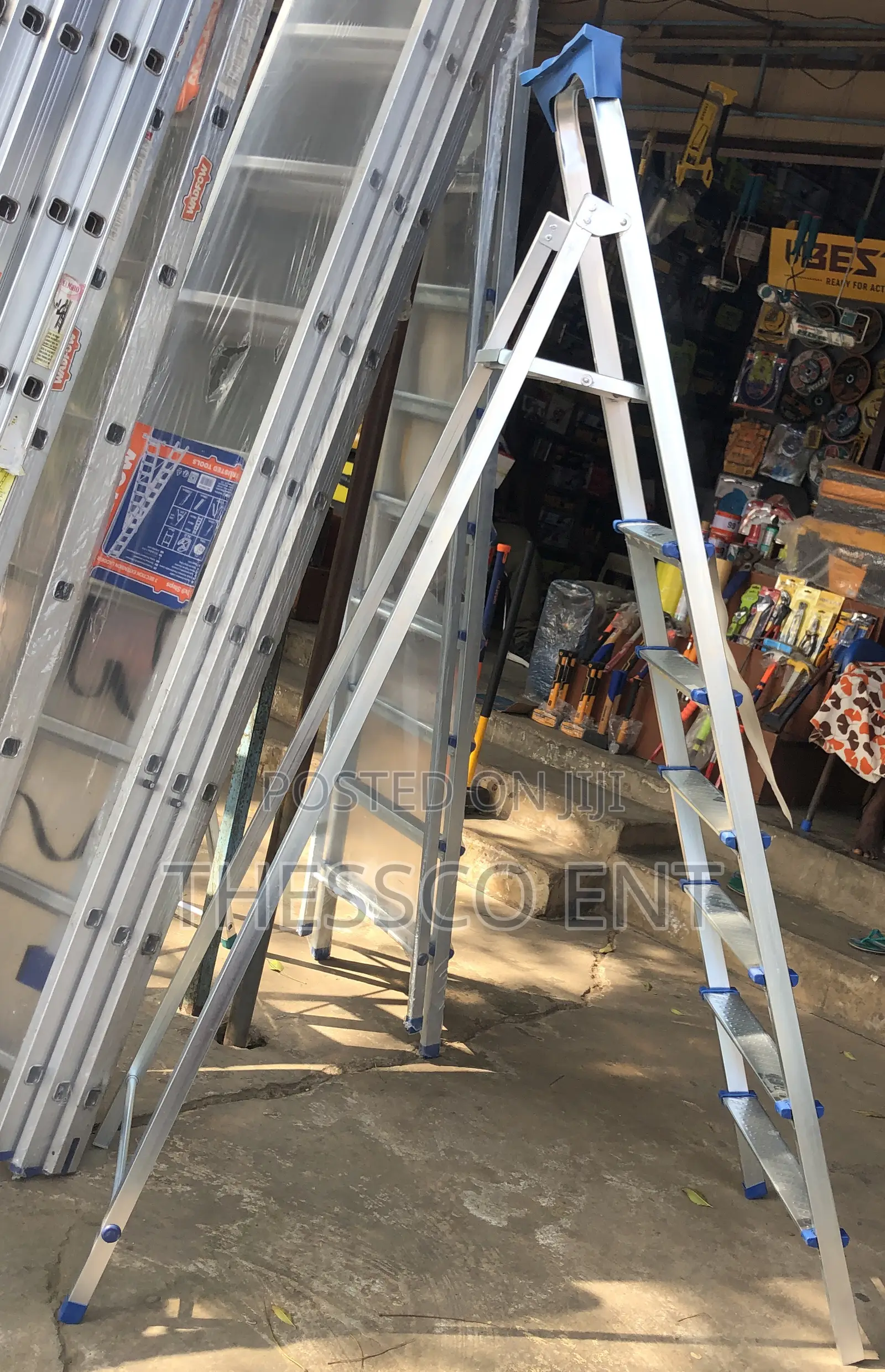 Steel Ladder 6+1 Steps