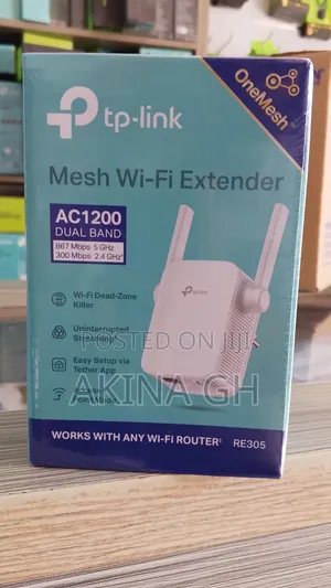 Tp Link Mesh WiFi Extender AC1200 Dual Band/ Tp Link RE 305