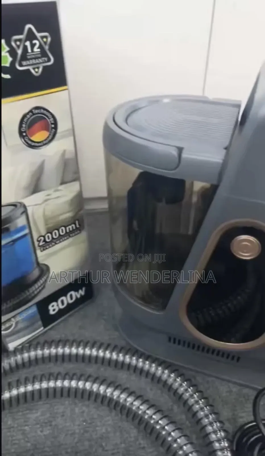 Hoffmans HM-9089 Spot Cleaner Machine 20kPa High Suction Power F