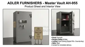 Heavy-Duty Advanced Commercial Digital Security Safe Vault - AH-955