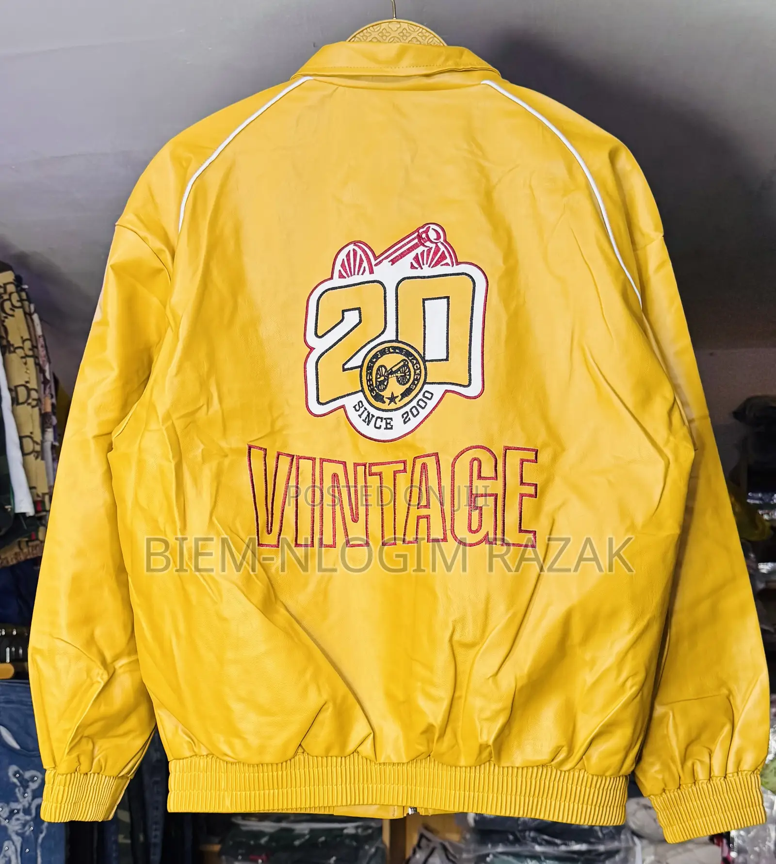 High Quality Lakers Vintage Leather Jackets Available in Stock