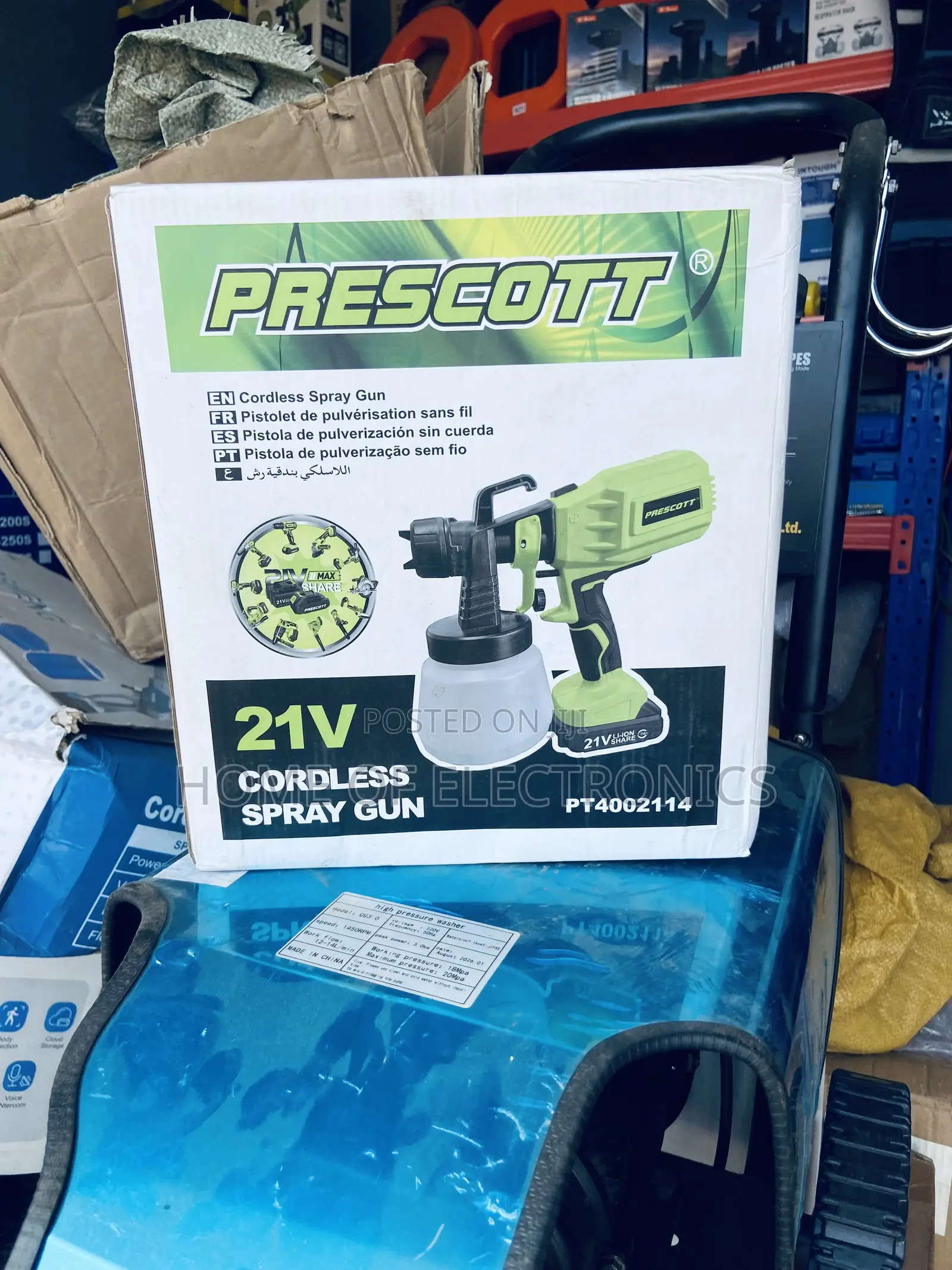 Order for New Prescott Cordless Spray Gun