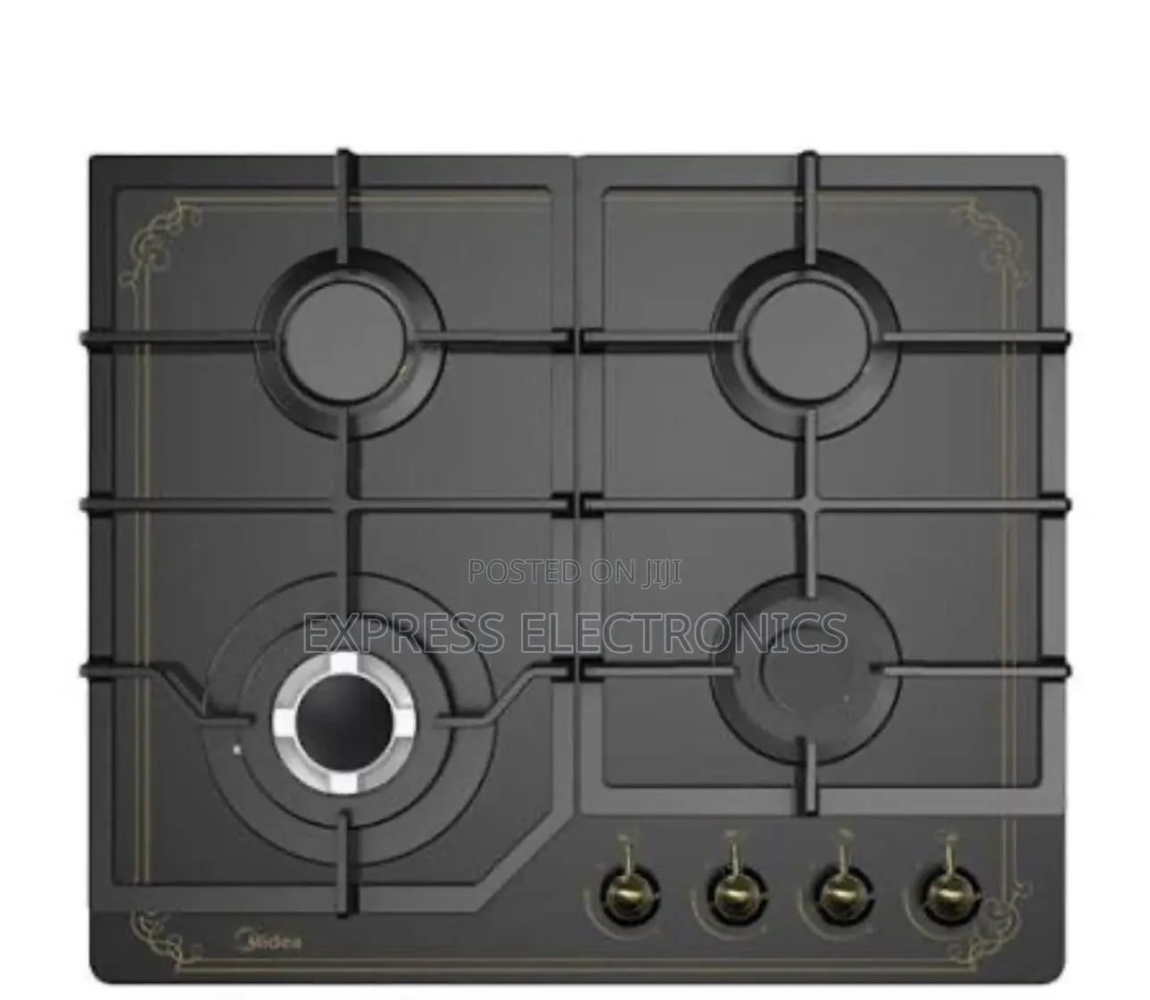 Midea 4 Burner 60cm Gas Hob – Black (60GJ084)