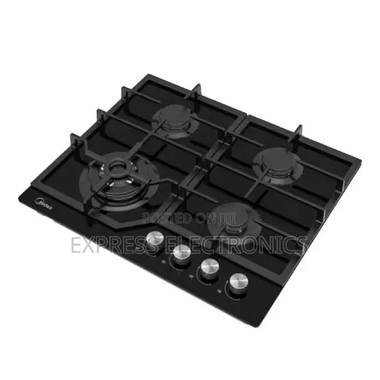 Lovely New Midea 4 Burner 60cm Gas Hob – Black (60GJ084)
