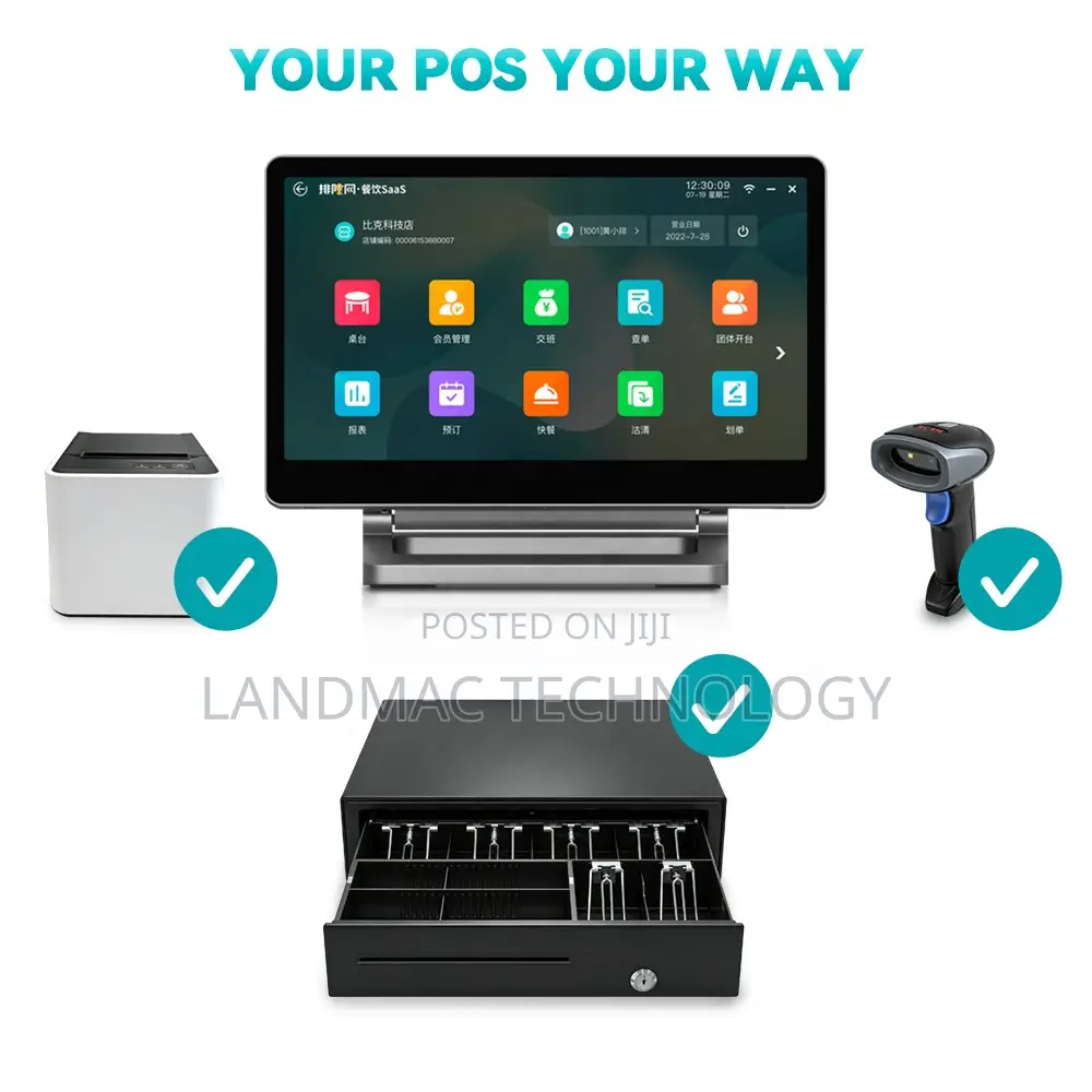 LandMac 15.6" Touchscreen All-in-One Complete POS Hardware