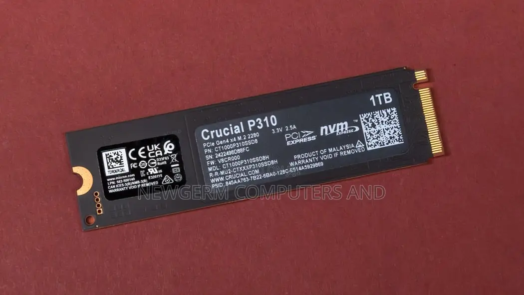 1tb Crucial P310 Nvme M.2 SSD Original Pullout gen4