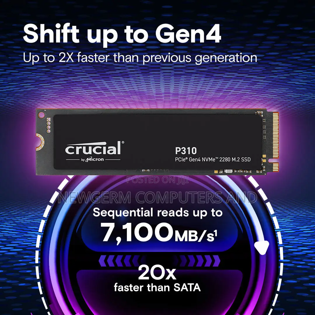 1tb Crucial P310 Nvme M.2 SSD Original Pullout gen4