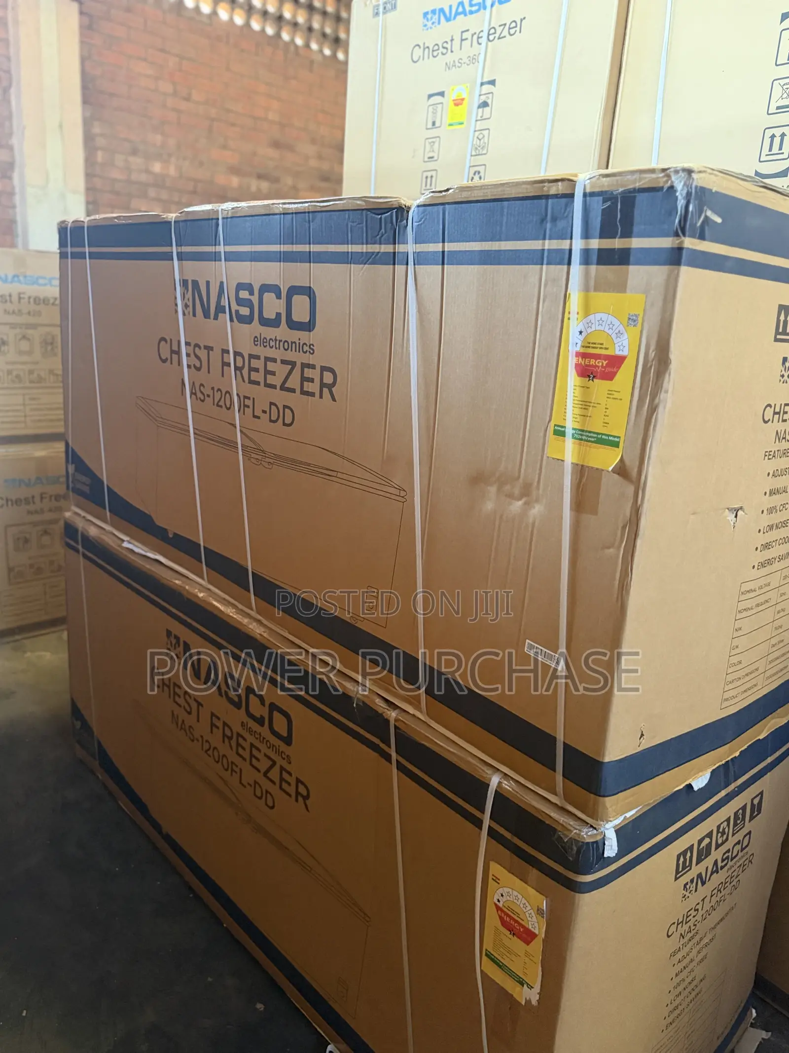 Nasco Chest Freezer 800 Litres Double Door