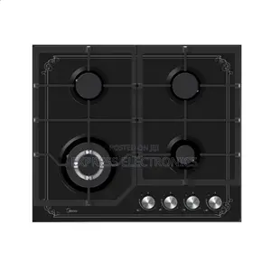 Hot  Deals in Midea 4 Burner 60cm Gas Hob – Black (60GJ084)