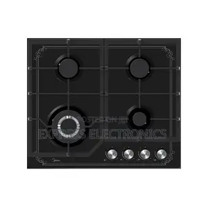 Ultra Modern Midea 4 Burner 60cm Gas Hob – Black (60GJ084)