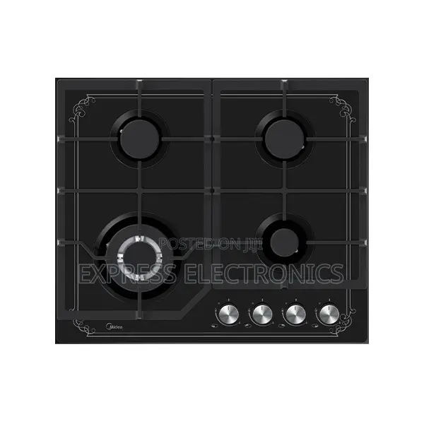 Ultra Modern Midea 4 Burner 60cm Gas Hob – Black (60GJ084)