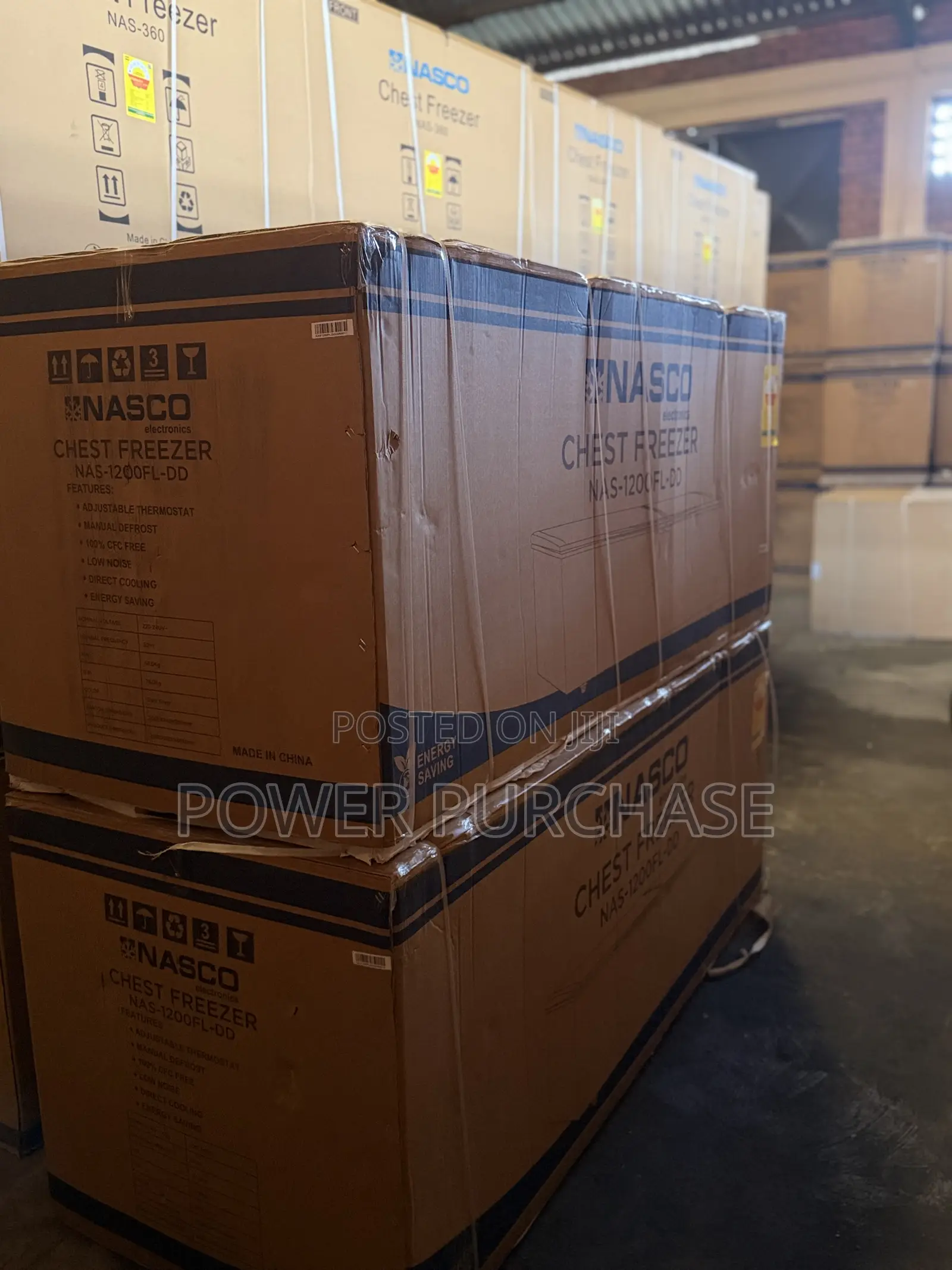 Brand New Nasco Chest Freezer 800 Litres Silver