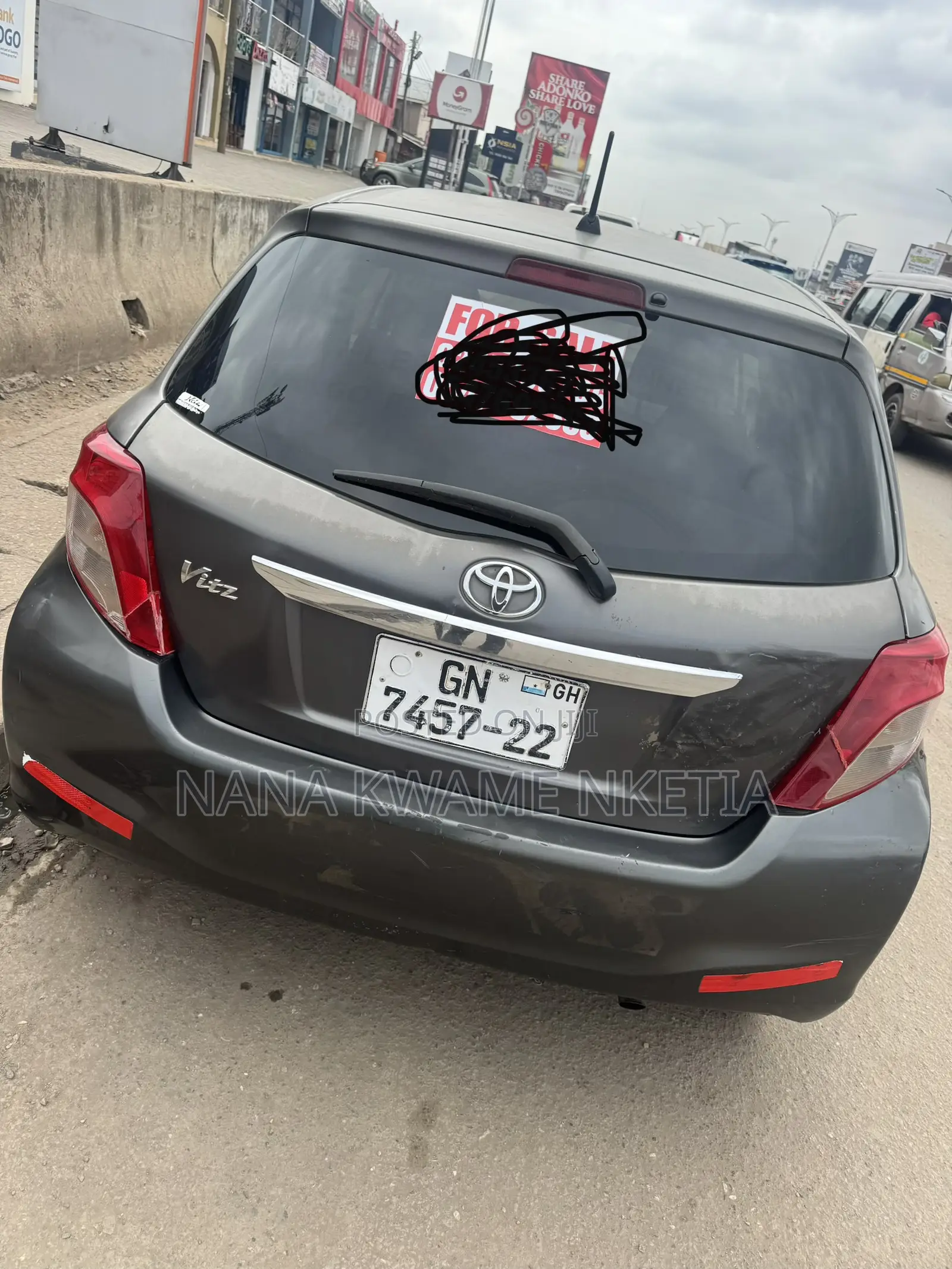 Toyota Vitz 2012 Gray
