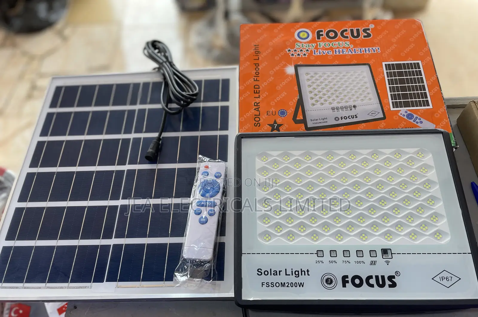 Solar Panel Flood Light