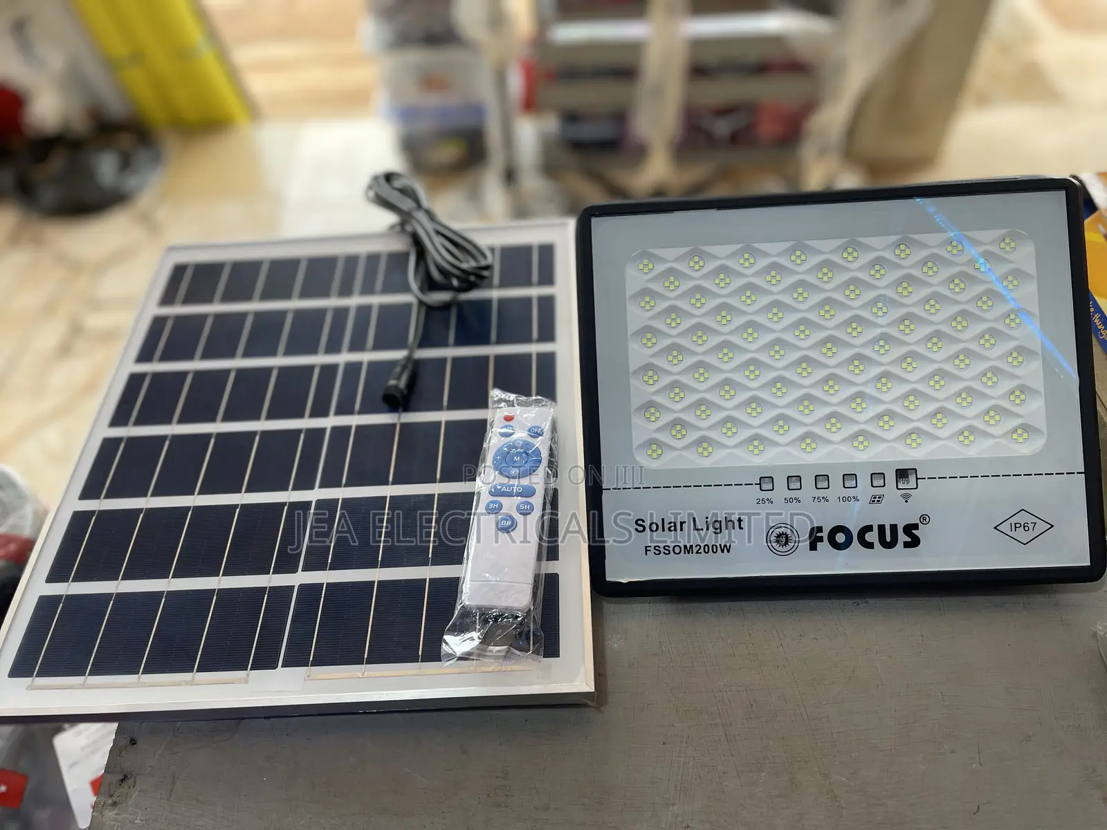 Solar Panel Flood Light