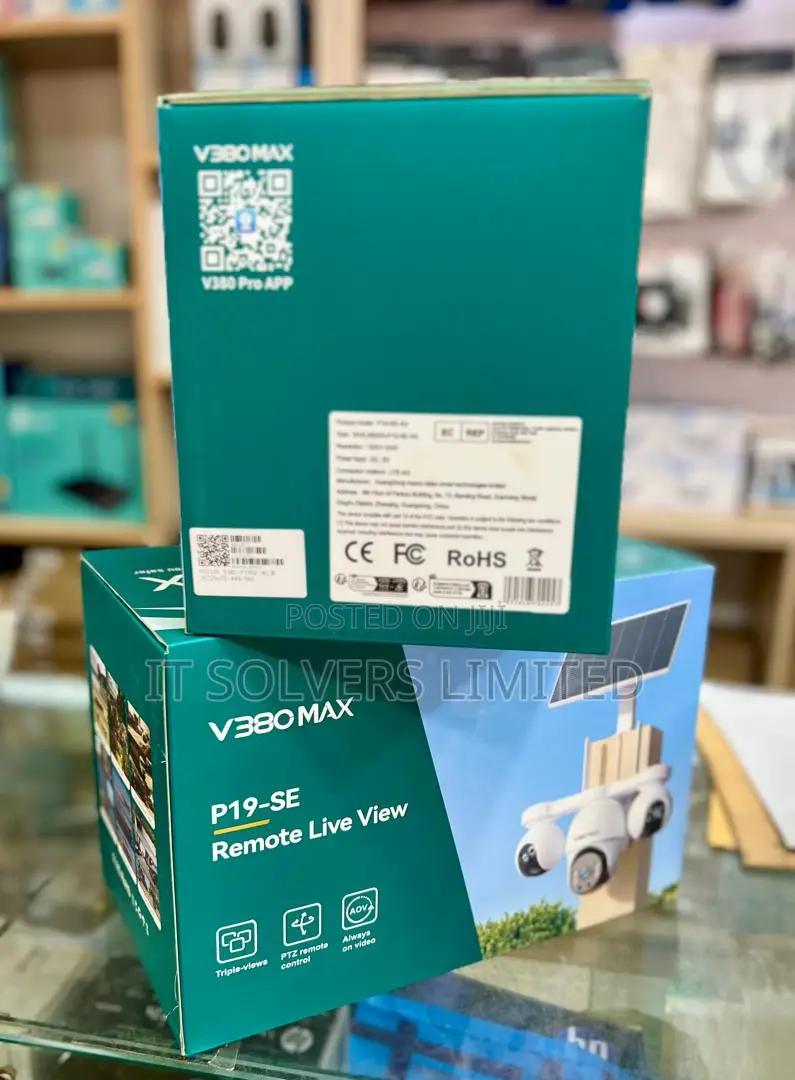 V380 Max P19SE 4G Solar Outdoor Camera