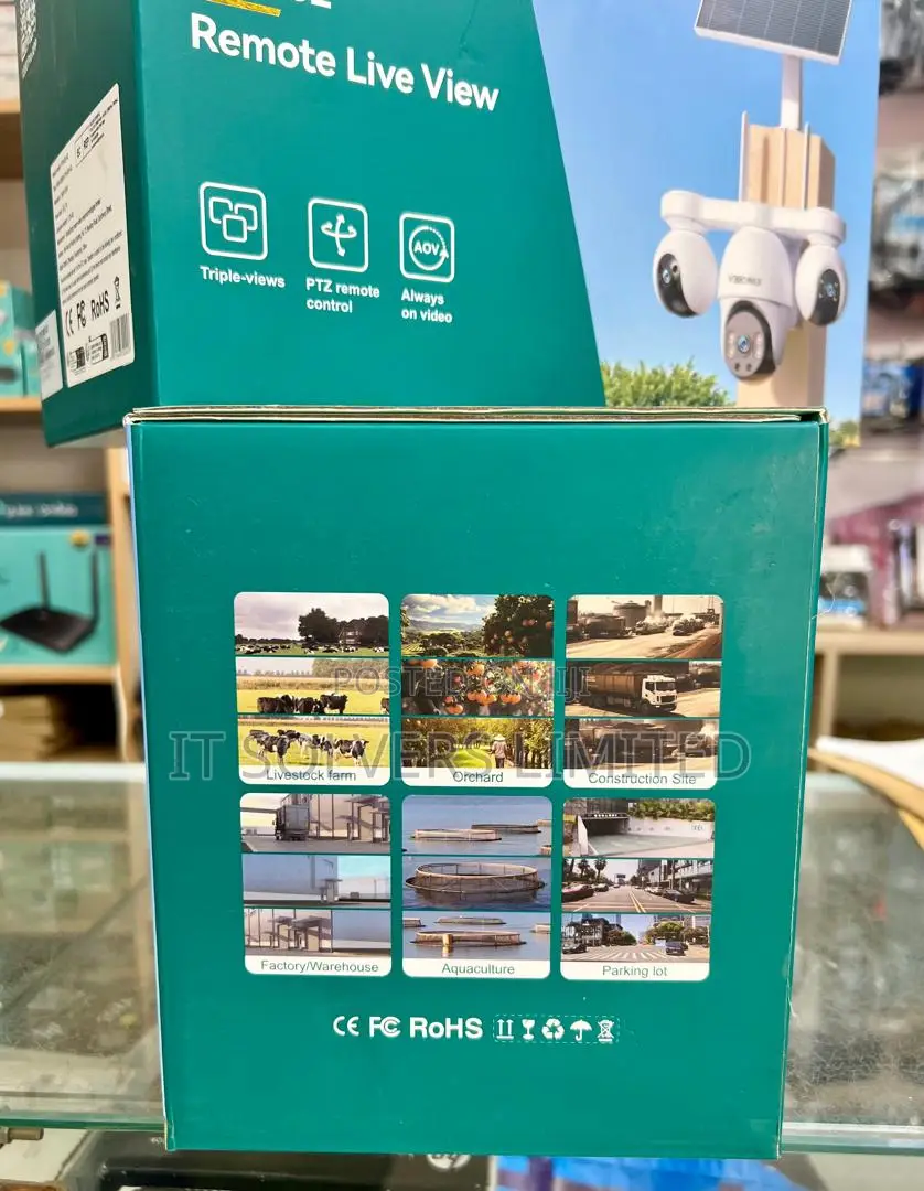V380 Max P19SE 4G Solar Outdoor Camera