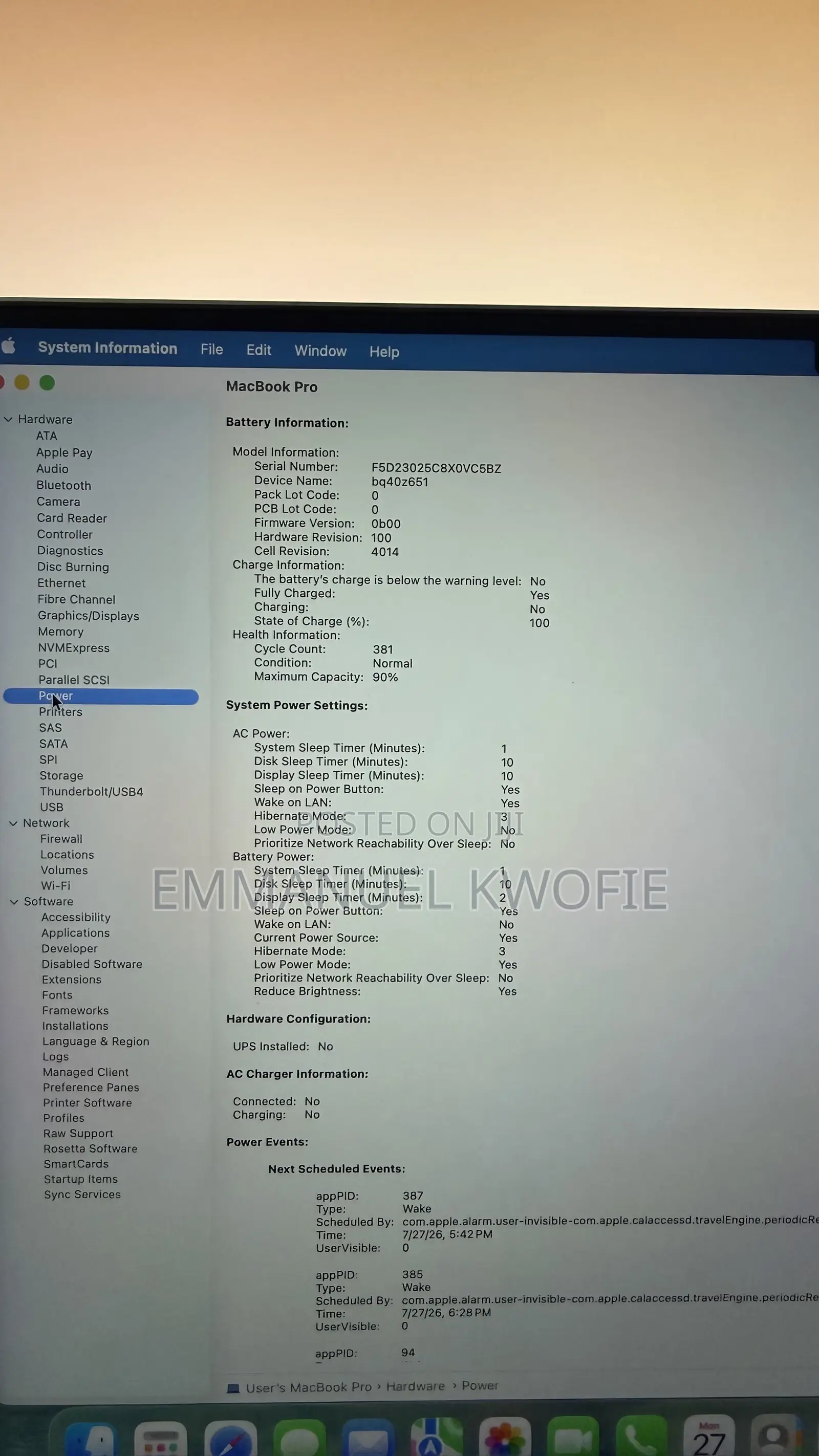 Laptop Apple MacBook Pro 2021 M1 16GB Apple M1 Pro SSD 1T