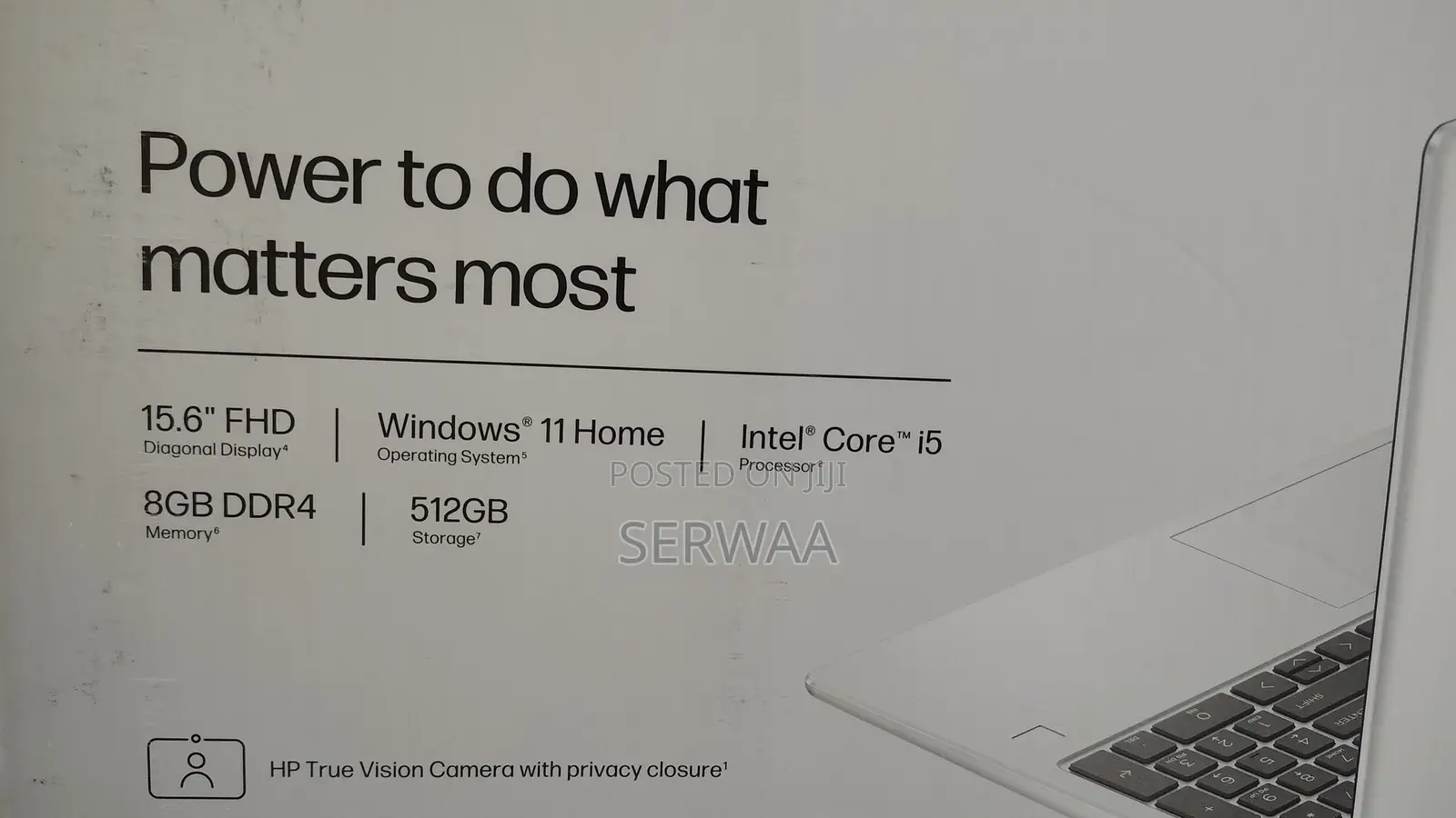 New Laptop HP 15 8GB Intel Core i5 SSD 512GB