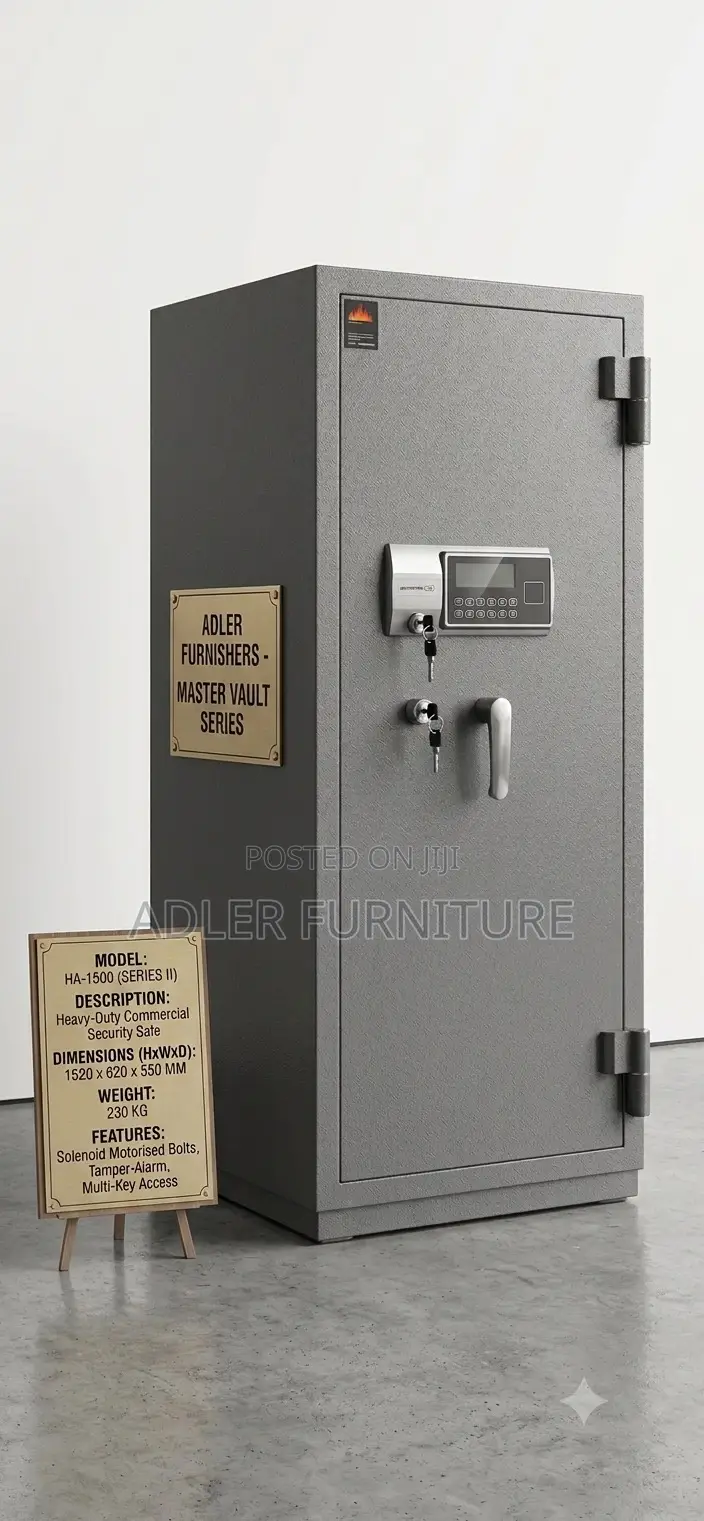 Extra Large Heavy-Duty Commercial Security Vault (Model Ha-1500)