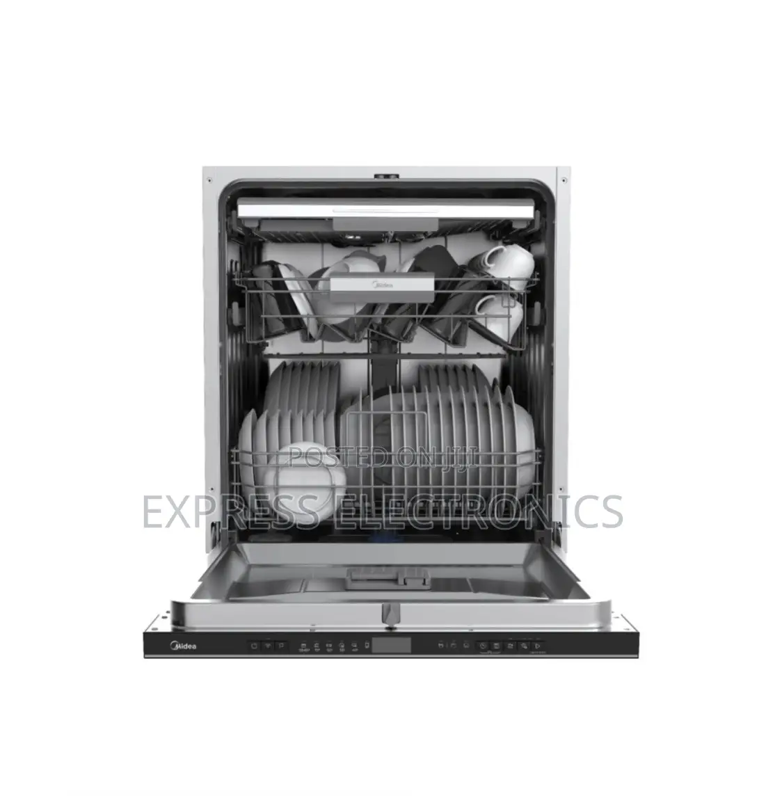 Long Lasting Fully Built-in Dishwasher 14 Plate Settings WQP14-W7703L
