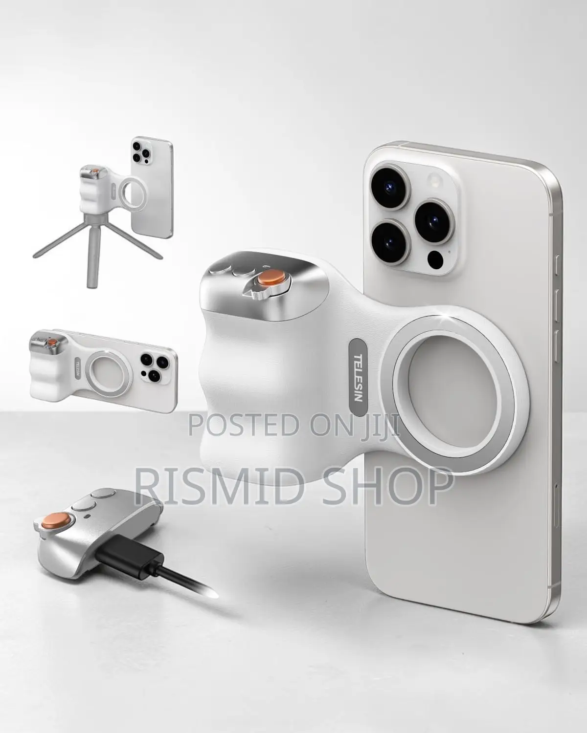 TELESIN 3 IN 1 Phone Camera Grip + C03 Magnetic Selfie Light(7700)