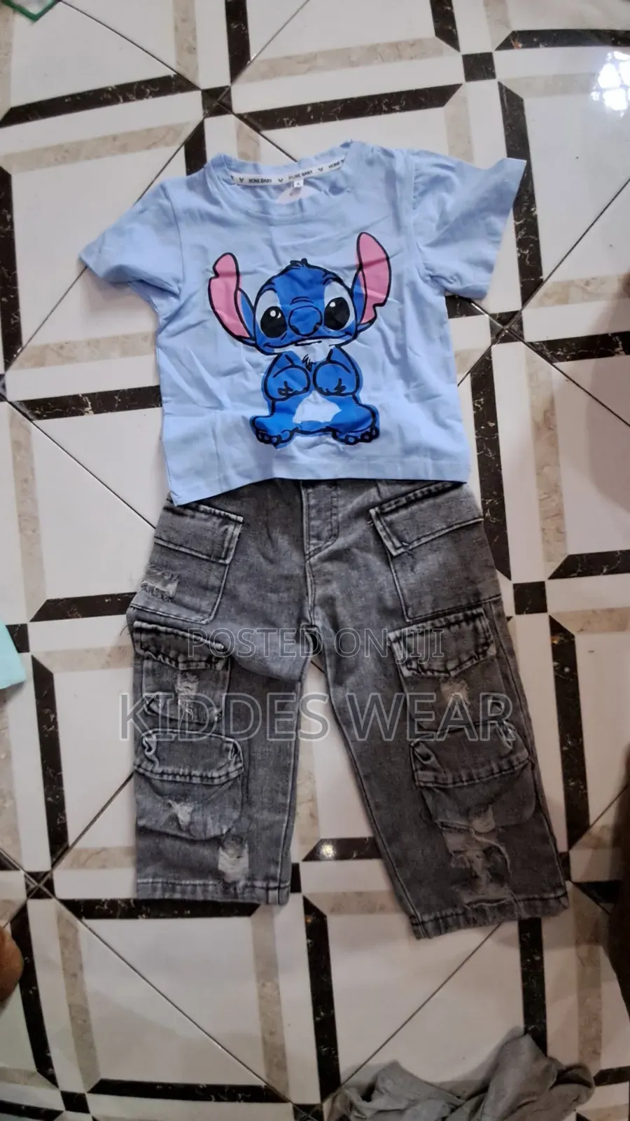 3 Piece Set Soft Jeans
