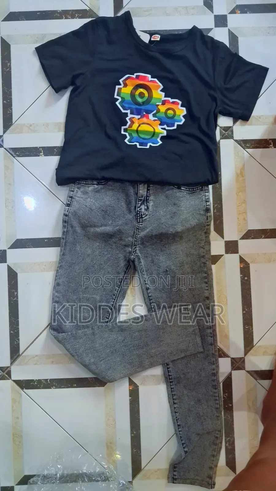 3 Piece Set Soft Jeans